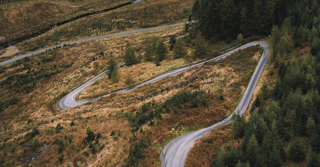 The Devil's Staircase in all it's brutal beauty with very steep switchbacks.