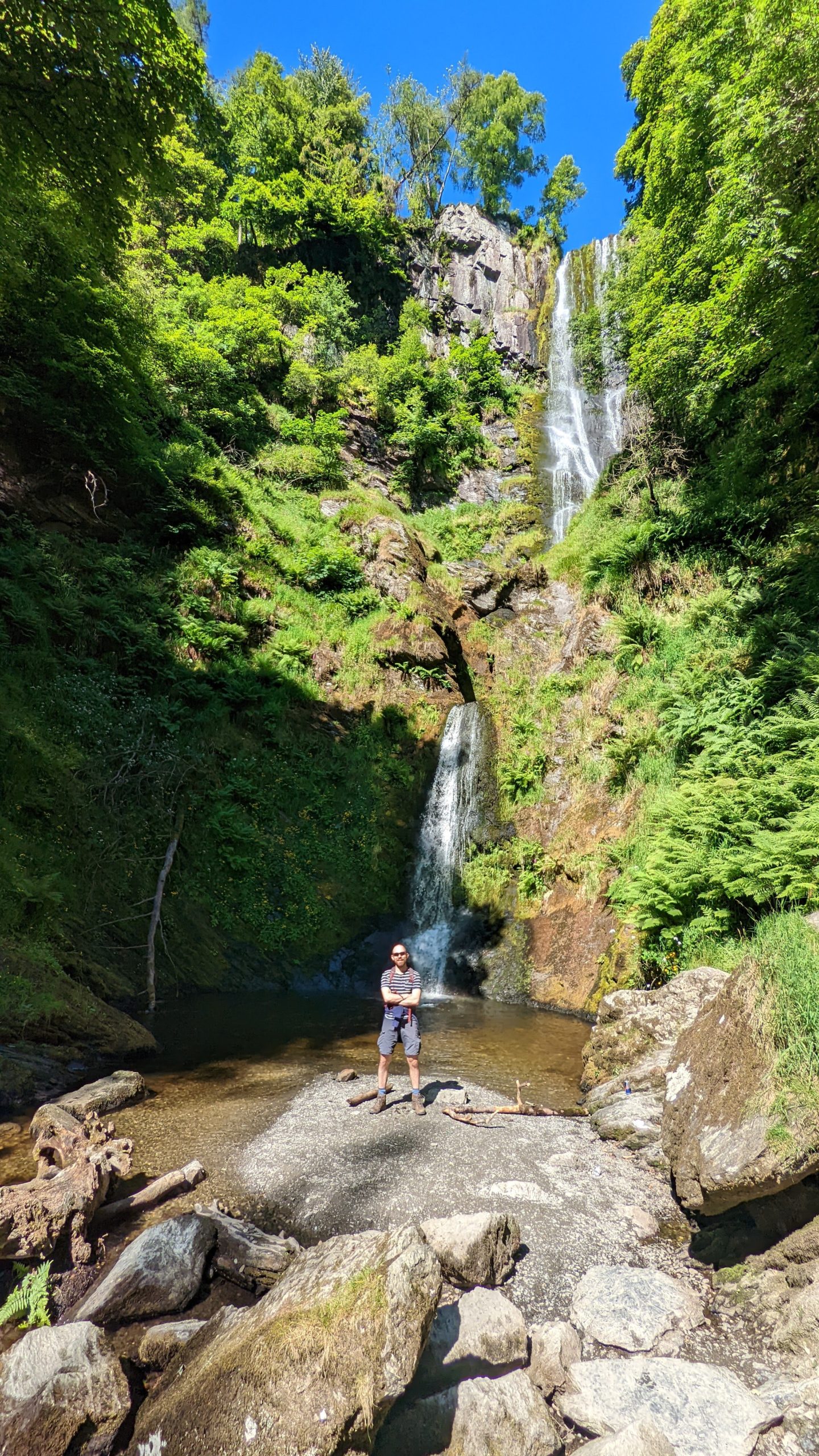 Pistyll Rhaeadr waterfall