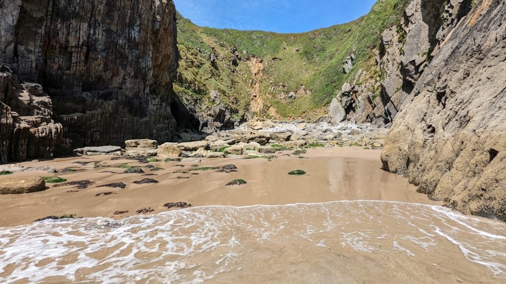 Skrinkle Haven Beach. This must be one of the best beaches in Pembrokeshire.