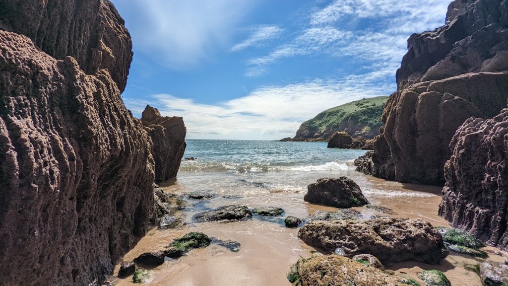 Idyllic beach in Pembrokeshire