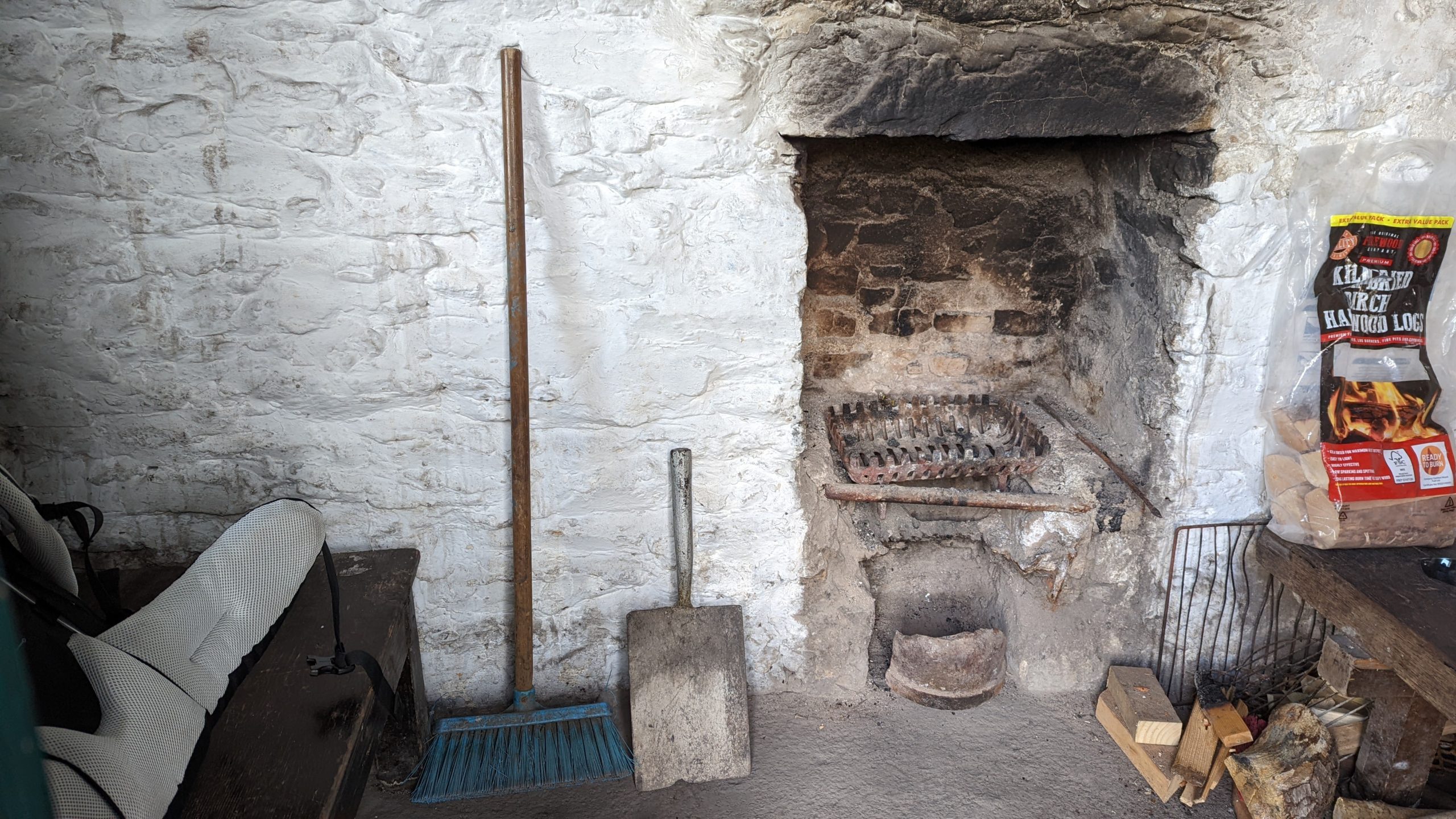 bothy fire place