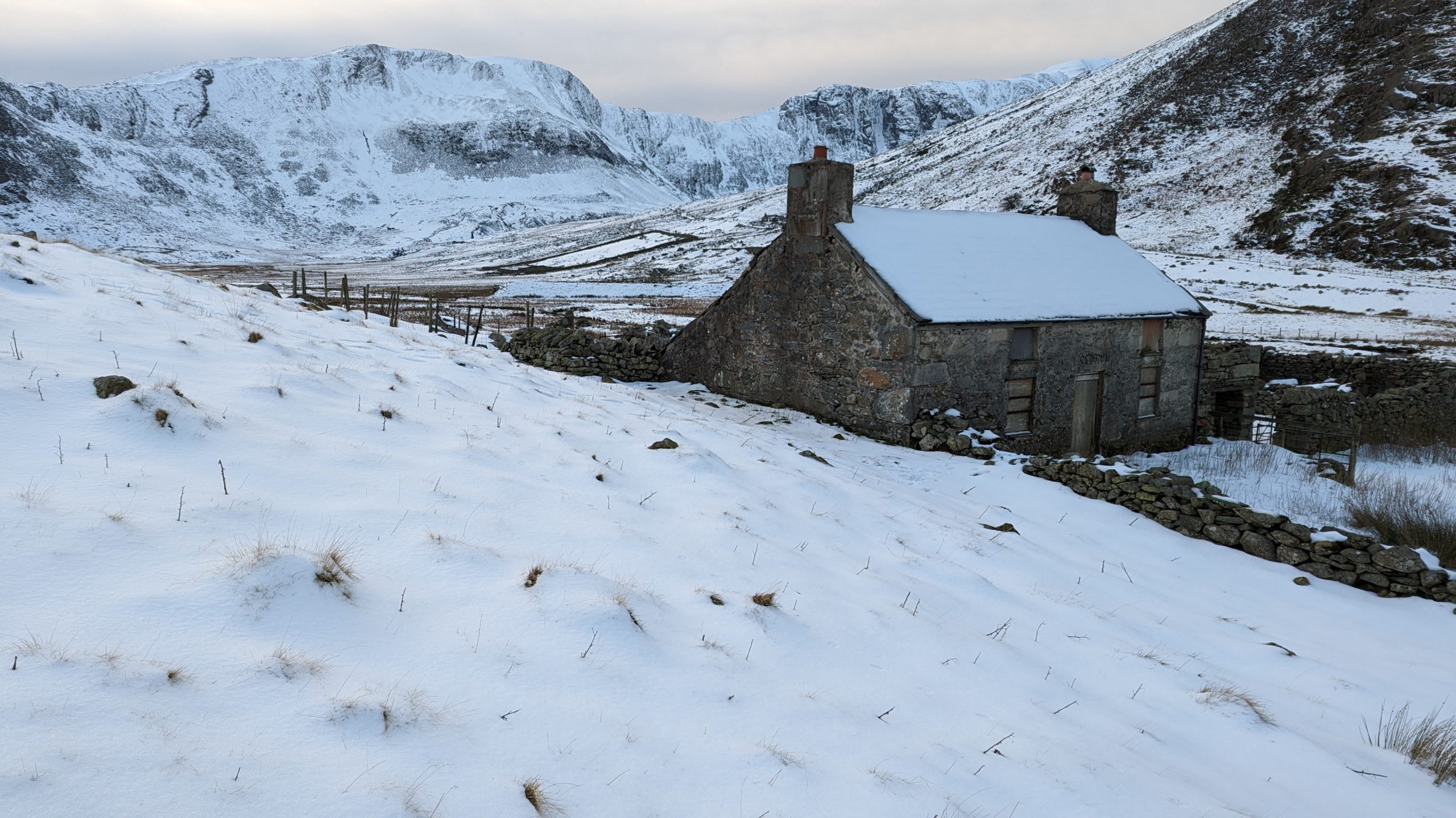 wild camp Cwm Eigiau.