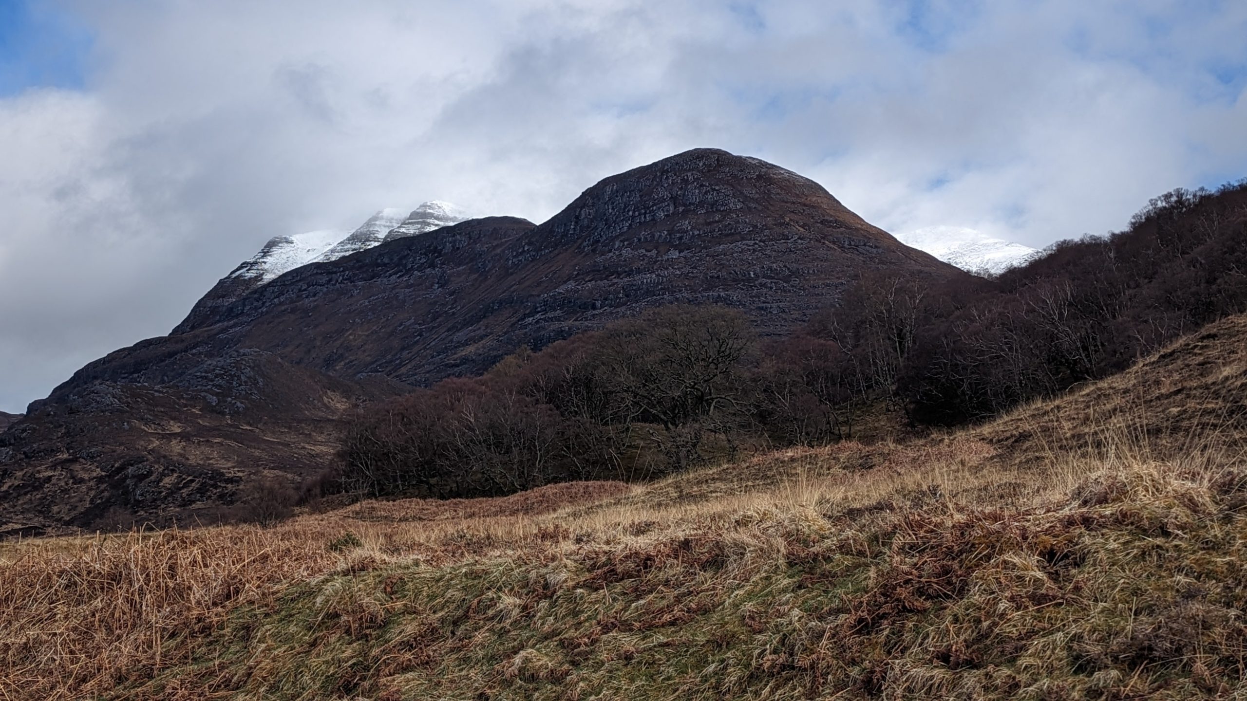 Climbing Slioch Mountain