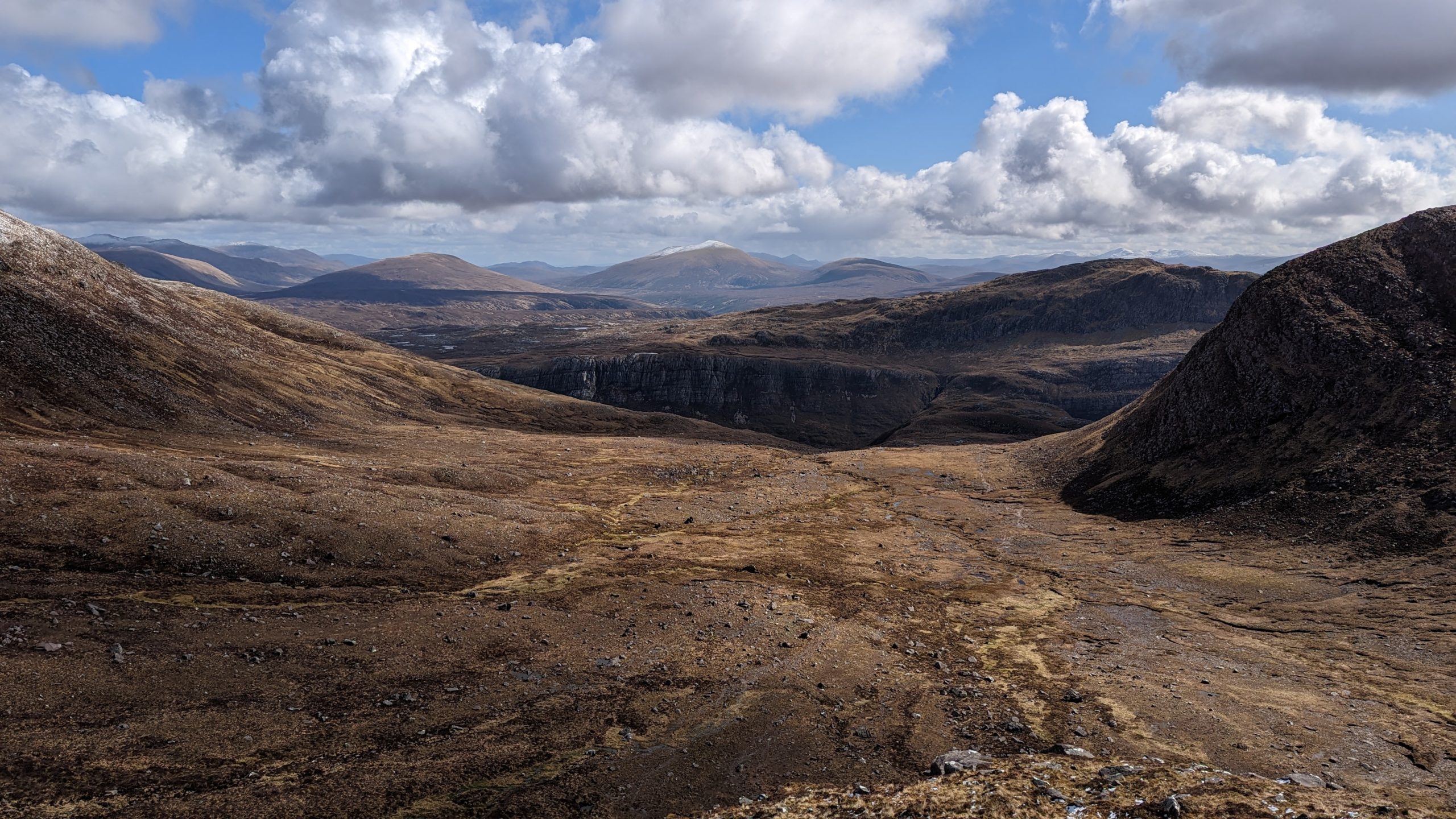 Climbing Slioch