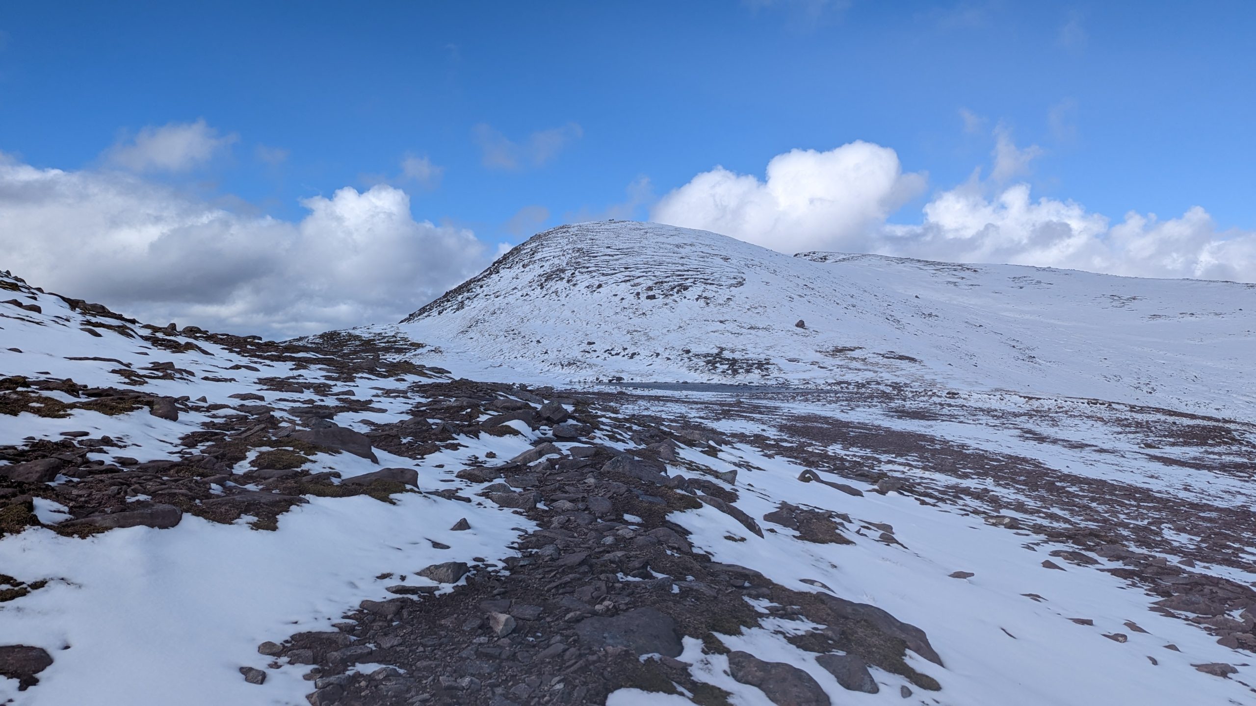 Climbing Slioch Mountain