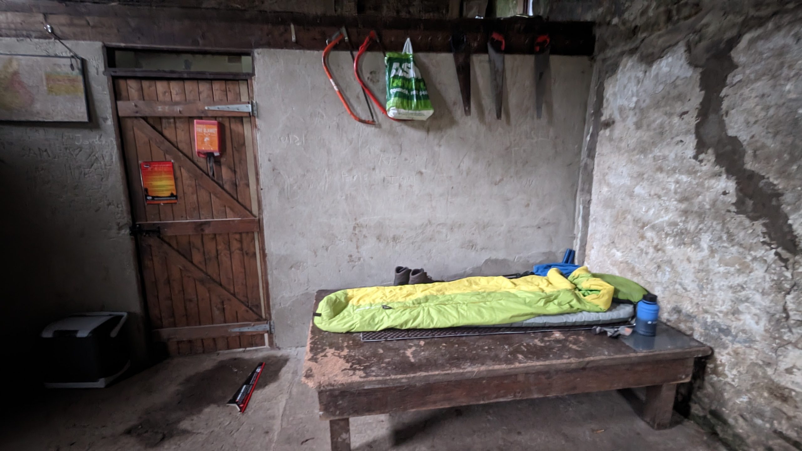 night at Moel Prysgau Bothy