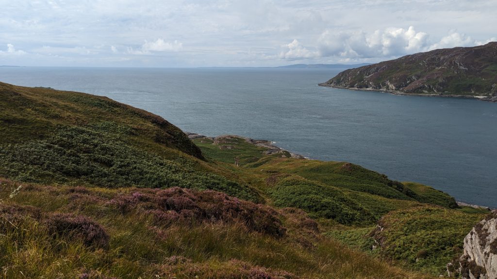 hiking the Jura coast