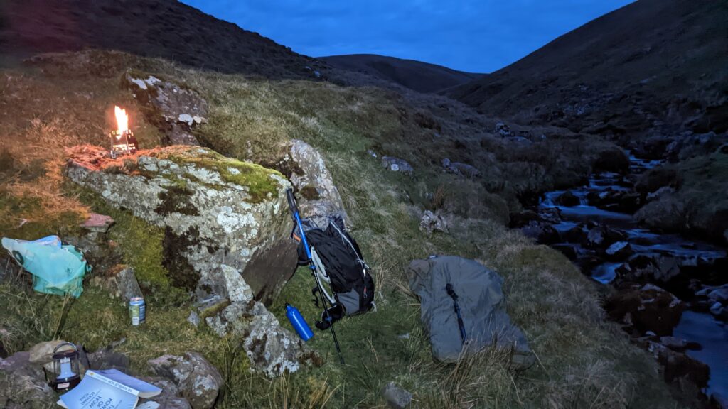 wild camp in Howgill Fells