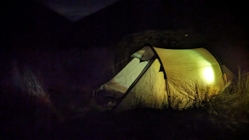 wild camp in Howgill Fells