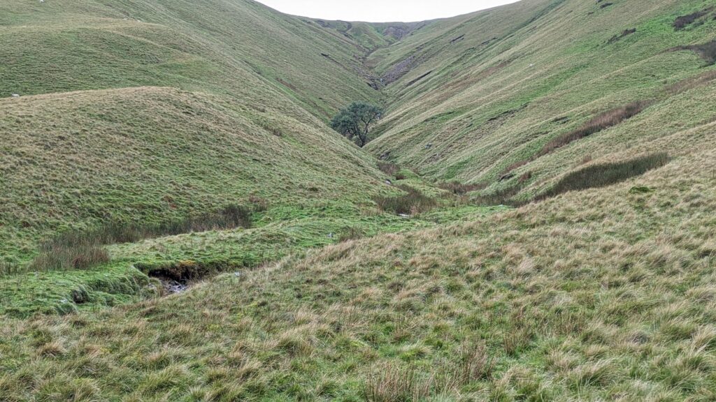 remote Howgill Fell valley