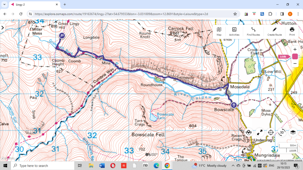 Blencathra circular walk