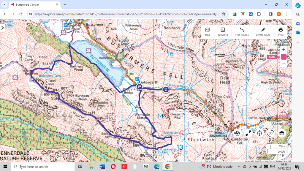 Buttermere circular walk