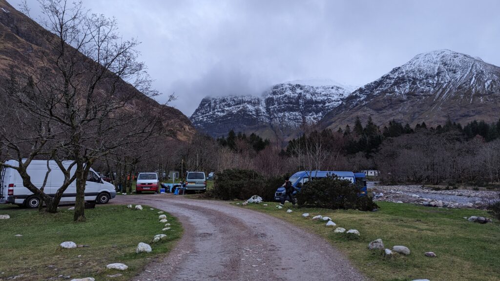 Red Squirrel Camp Site in Glencoe