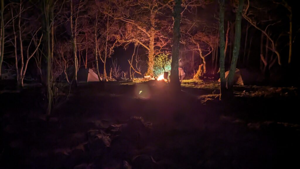 Red Squirrel Camp Site in Glencoe