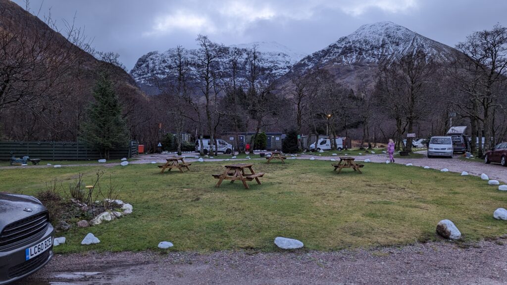 Red Squirrel Campsite in Glencoe