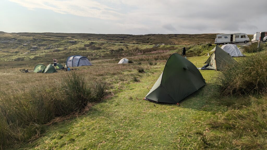 Camping at Tan Hill Inn