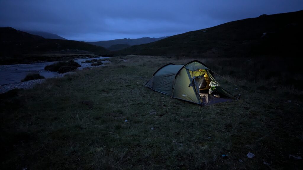 hike and wild camp at Great Moss